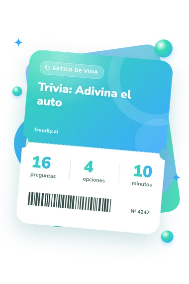 Test trivia: Adivina el auto: billete del test