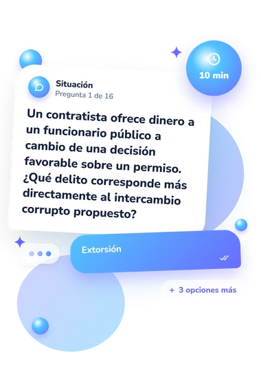 Test cuestionario: Adivina el delito: situación y respuestas