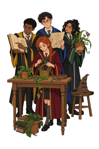Harry Potter House Quiz illustration