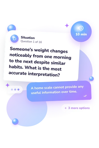 Hers Quiz: what would you do Hers Quiz: situation and reply bubbles