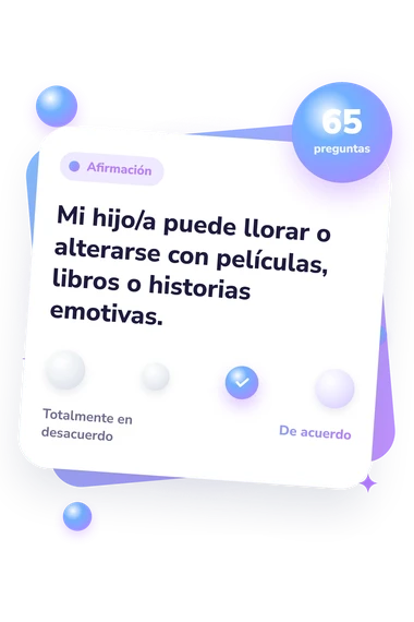 Quiz de niño altamente: del desacuerdo al acuerdo Quiz de niño altamente sensible: escala de acuerdo
