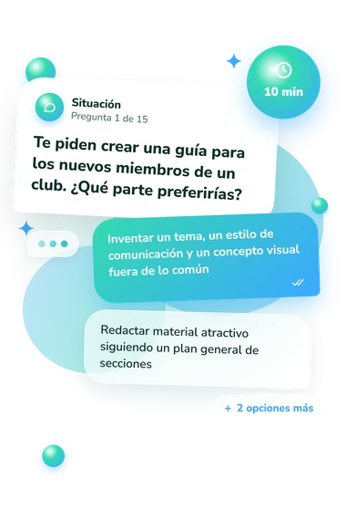 Test cuestionario de intereses: qué harías tú Test cuestionario de intereses: situación y respuestas