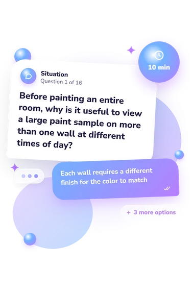 Home Quiz: what would you do Home Quiz: situation and reply bubbles