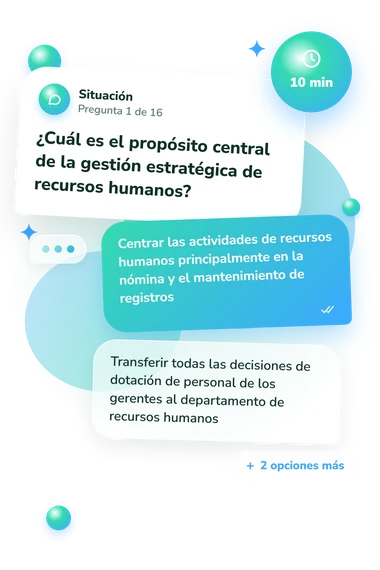 Test cuestionario de GRH: situación y respuestas