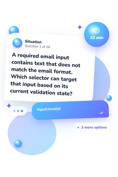 HTML and CSS Quiz: what would you do HTML and CSS Quiz: situation and reply bubbles