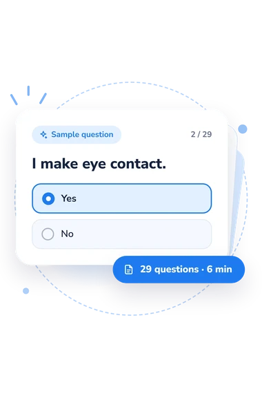 Inclusive Leadership Analysis Instrument Test: sample question card