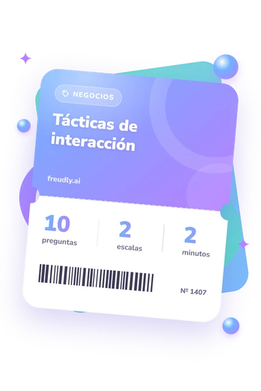 Test tácticas de interacción: billete del test