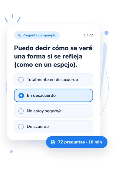 Quiz de habilidades cognitivas: pregunta y respuestas Quiz de habilidades cognitivas: tarjeta con pregunta