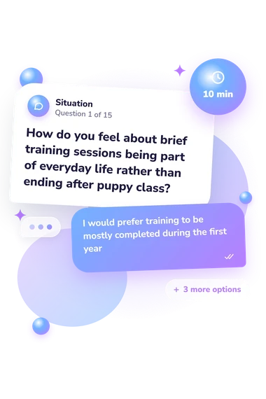 Is a Doberman Right: what would you do Is a Doberman Right: situation and reply bubbles