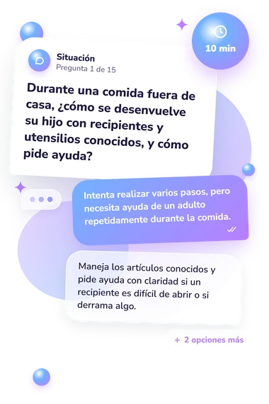 Test cuestionario: ¿Está mi hijo: situación y respuestas