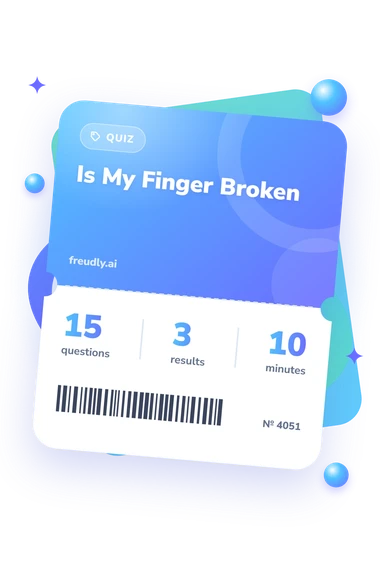 Is My Finger Broken: questions, results and minutes Is My Finger Broken: test ticket with numbers