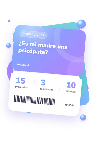 Test cuestionario: ¿Es mi madre: billete del test