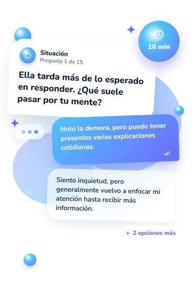Test cuestionario: ¿Ella me está: qué harías tú Test cuestionario: ¿Ella me está: situación y respuestas