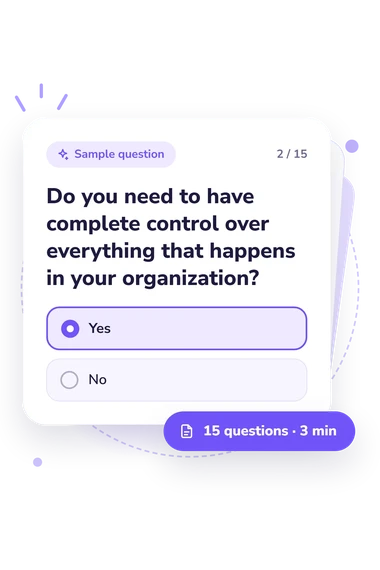 Rough Character Questionnaire Test: sample question card