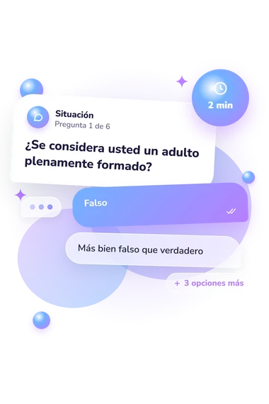 Test escala para la determinación: qué harías tú Test escala para la determinación: situación y respuestas