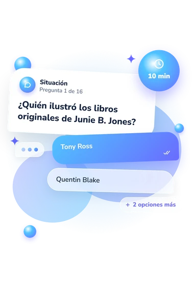 Test cuestionario sobre Junie B: qué harías tú Test cuestionario sobre Junie B: situación y respuestas
