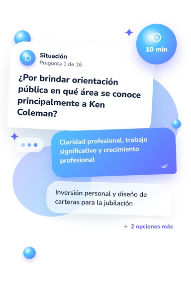 Test cuestionario sobre Ken Coleman: situación y respuestas