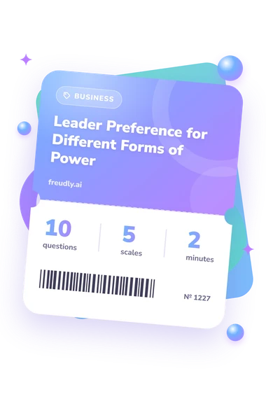 Leader Preference for Different: test ticket with numbers
