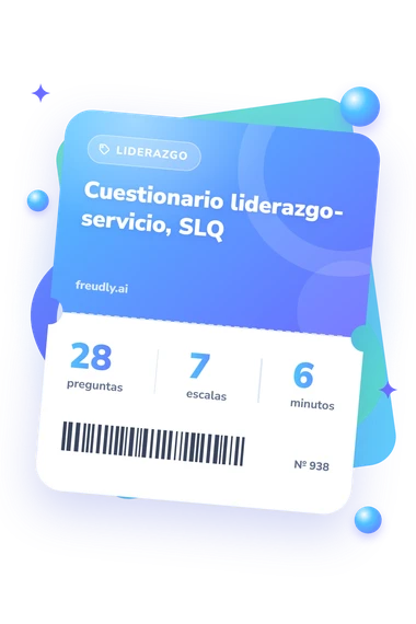 Test cuestionario liderazgo-servicio, SLQ: billete del test
