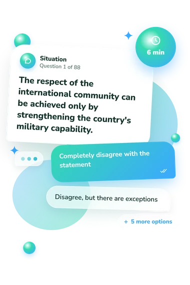 Legitimized Aggression Level Scale: situation and reply bubbles