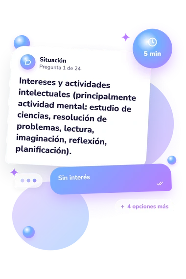 Test estilo de vida: situación y respuestas