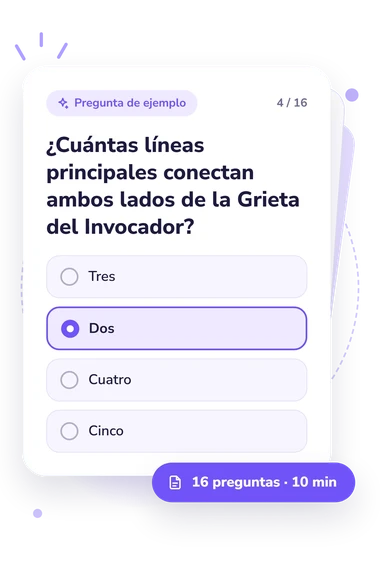 Quiz de LoL: tarjeta con pregunta