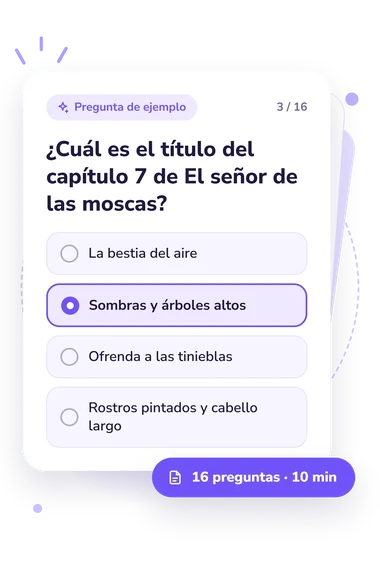 Test cuestionario del capítulo 7: pregunta y respuestas Test cuestionario del capítulo 7: tarjeta con pregunta