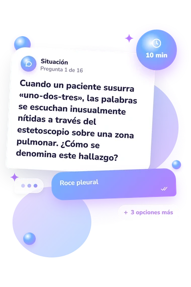 Test cuestionario sobre sonidos pulmonares: qué harías tú Test cuestionario sobre sonidos pulmonares: situación y respuestas