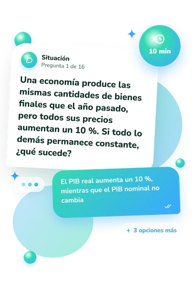 Test cuestionario de macroeconomía: situación y respuestas