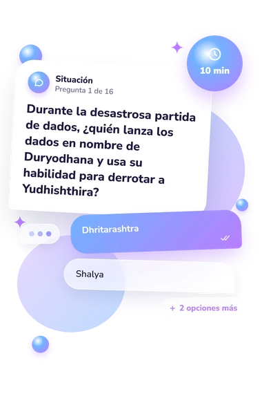 Test cuestionario sobre el Mahabharata: qué harías tú Test cuestionario sobre el Mahabharata: situación y respuestas