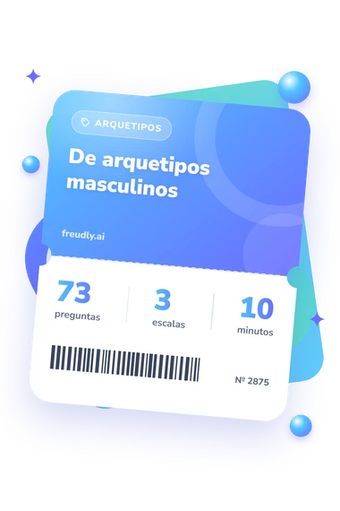 Test de arquetipos masculinos: billete del test