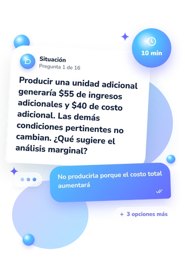 Test cuestionario de economía gerencial: qué harías tú Test cuestionario de economía gerencial: situación y respuestas