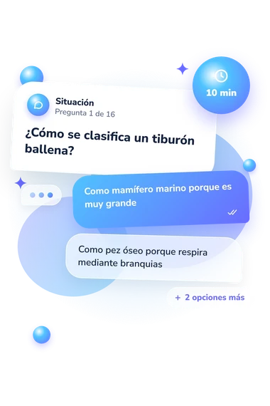 Test cuestionario de biología marina: situación y respuestas