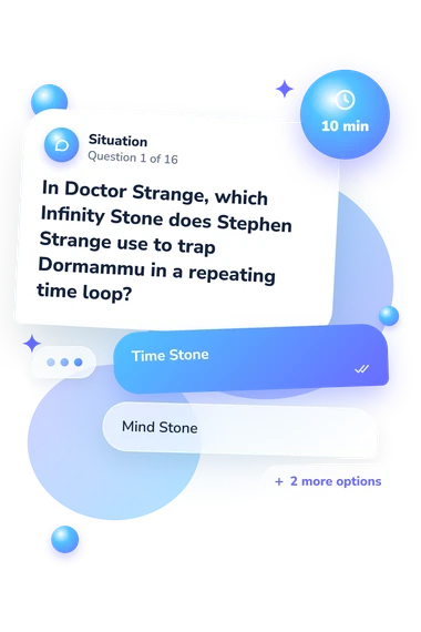 Marvel Quiz: what would you do Marvel Quiz: situation and reply bubbles