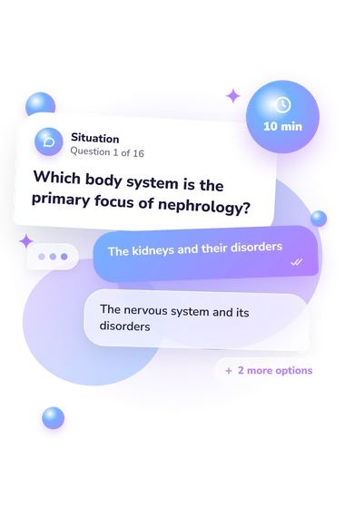 Medical Terminology Quiz: what would you do Medical Terminology Quiz: situation and reply bubbles