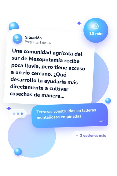 Test cuestionario sobre Mesopotamia: situación y respuestas