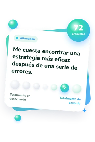 Test componentes metacognitivos: del desacuerdo al acuerdo Test componentes metacognitivos: escala de acuerdo