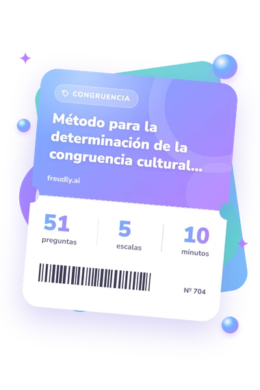 Test método: preguntas, escalas y minutos Test método para la determinación: billete del test