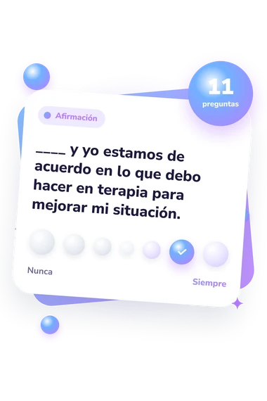 Test método de medición: escala de acuerdo