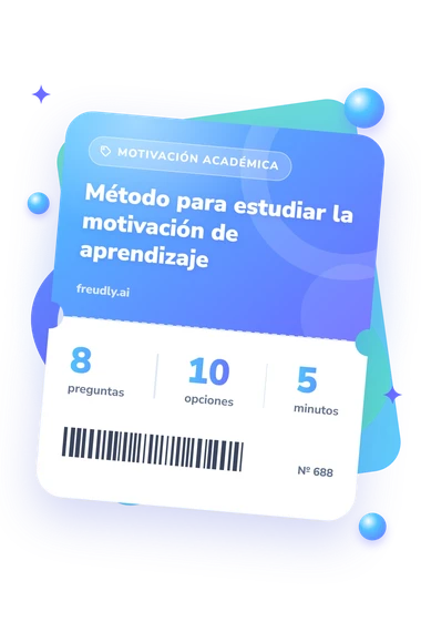 Test método para estudiar: billete del test