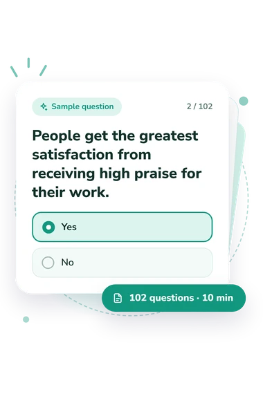 Group Normative Preference Assessment: answers to choose from Group Normative Preference Assessment Test: sample question card