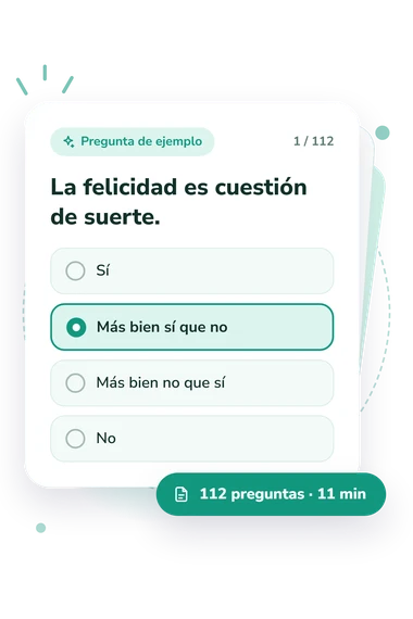 Test método de investigación: pregunta y respuestas Test método de investigación: tarjeta con pregunta