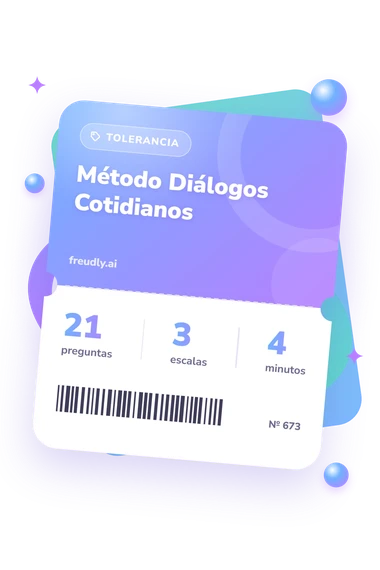 Test método Diálogos Cotidianos: billete del test