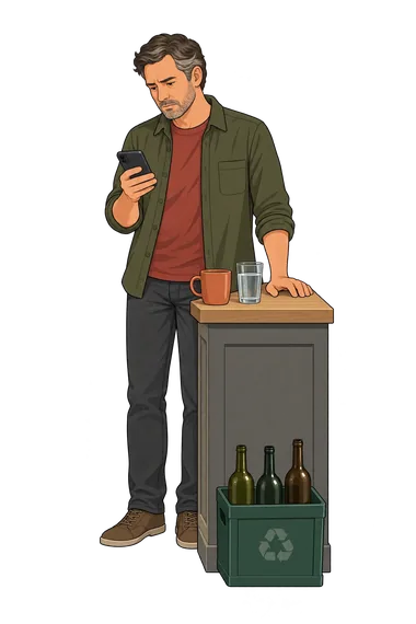 Michigan Alcoholism Screening Test: morning message check