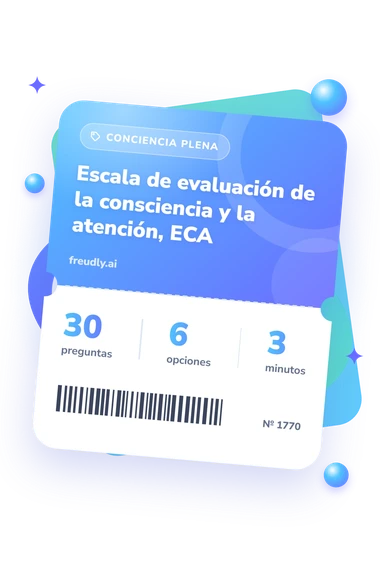 Test escala de evaluación: preguntas, opciones y minutos Test escala de evaluación: billete del test