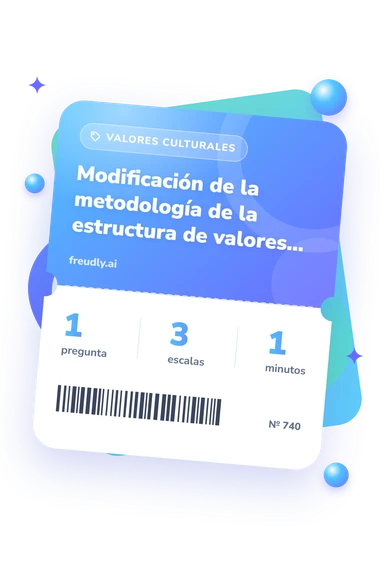 Test modificación: preguntas, escalas y minutos Test modificación de la metodología: billete del test