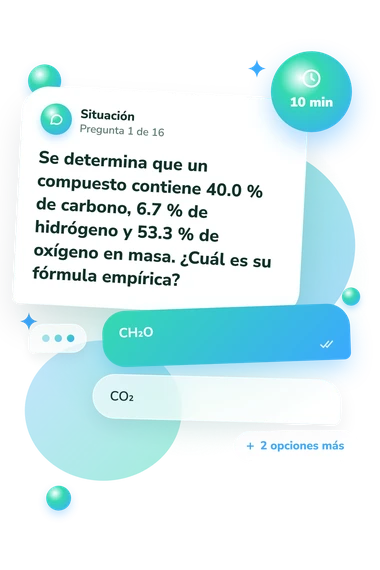 Test cuestionario sobre el mol: situación y respuestas