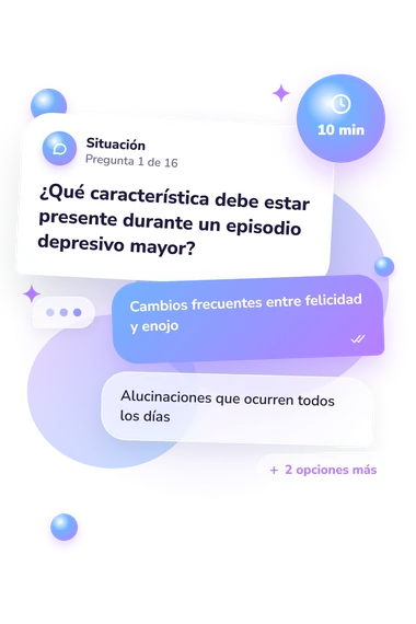 Test cuestionario sobre trastornos: situación y respuestas