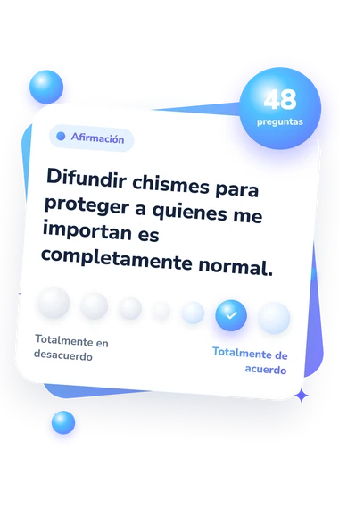 Test escala de desvinculación: escala de acuerdo