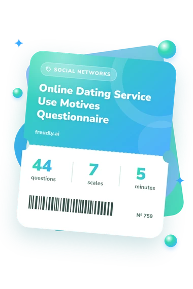 Online Dating Service Use: test ticket with numbers